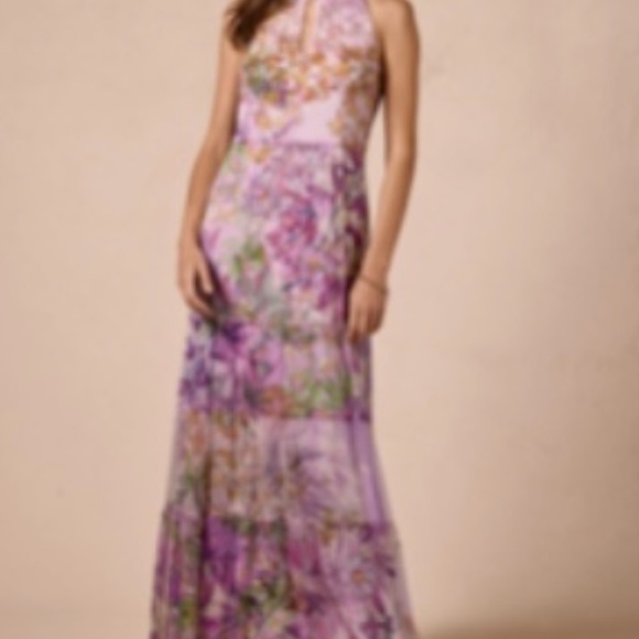 Johnny Was Dresses & Skirts - Johnny Was Purple Floral Maxi Dress